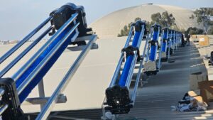 solar farm cleaning robot, solar panel cleaning